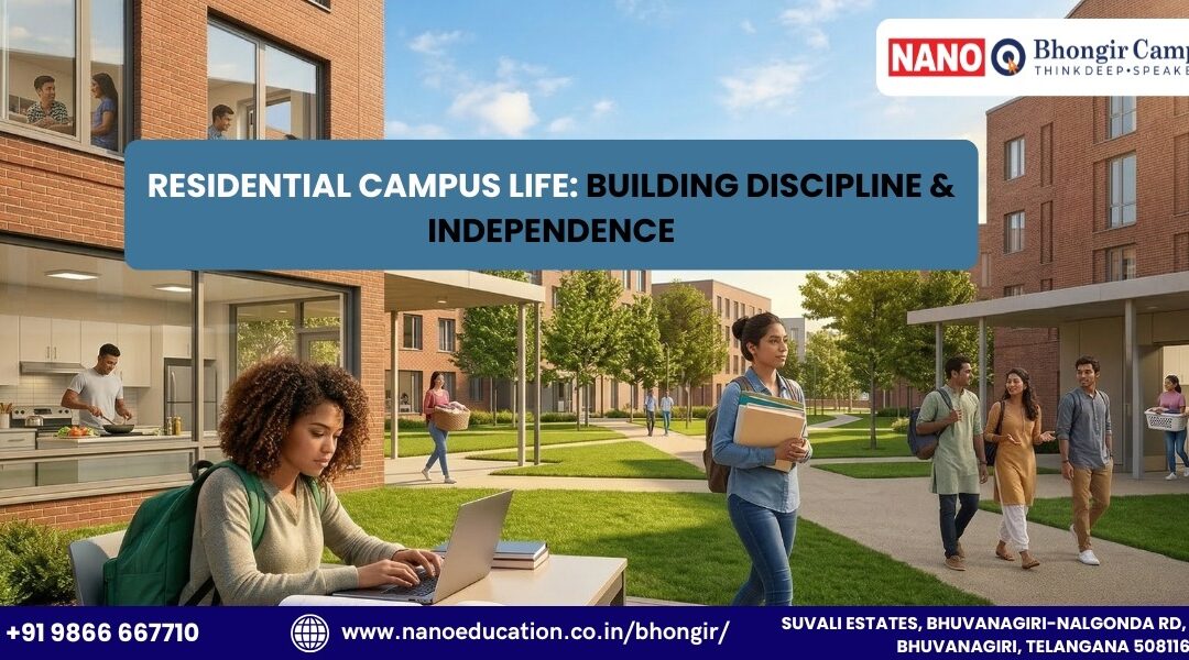 Residential Campus Life Building Discipline & Independence - Nano Bhongir Campus